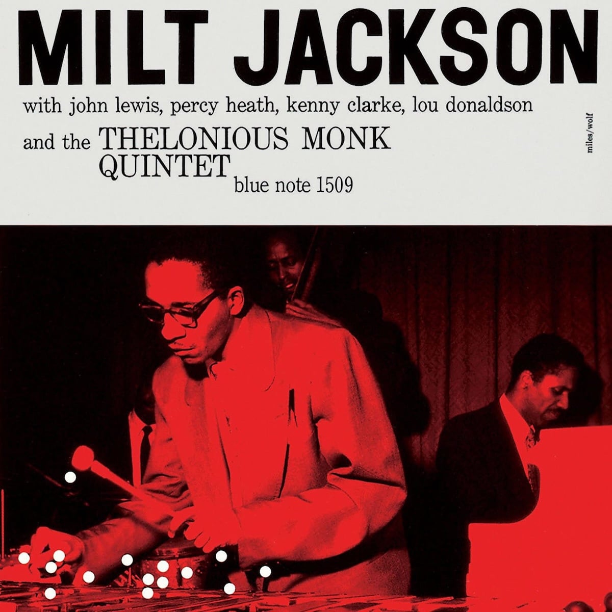 An album cover with modern typography and an image with graphics overlaid