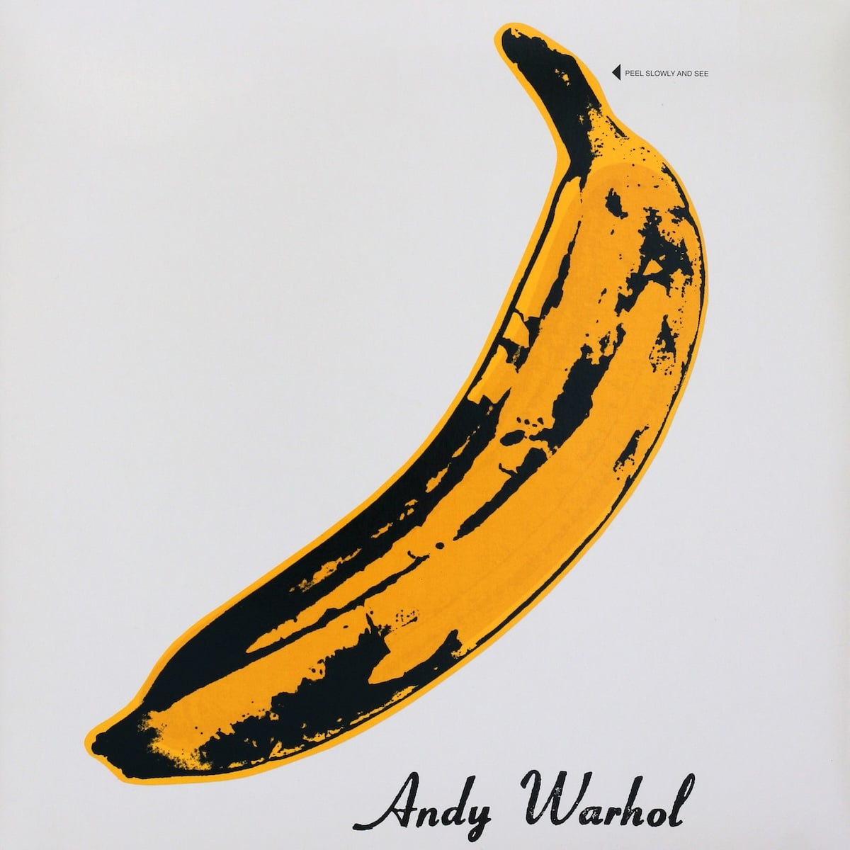 An album cover featuring Andy Warhol's artwork