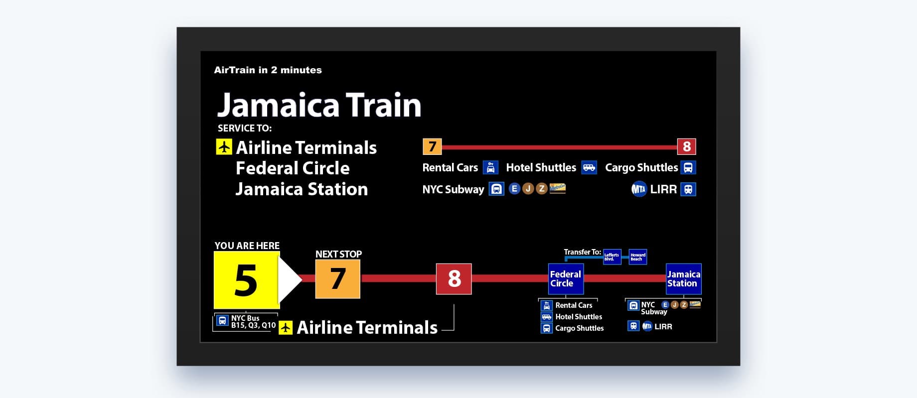 The beginning of Adam's redesign, copying directly from the existing signage